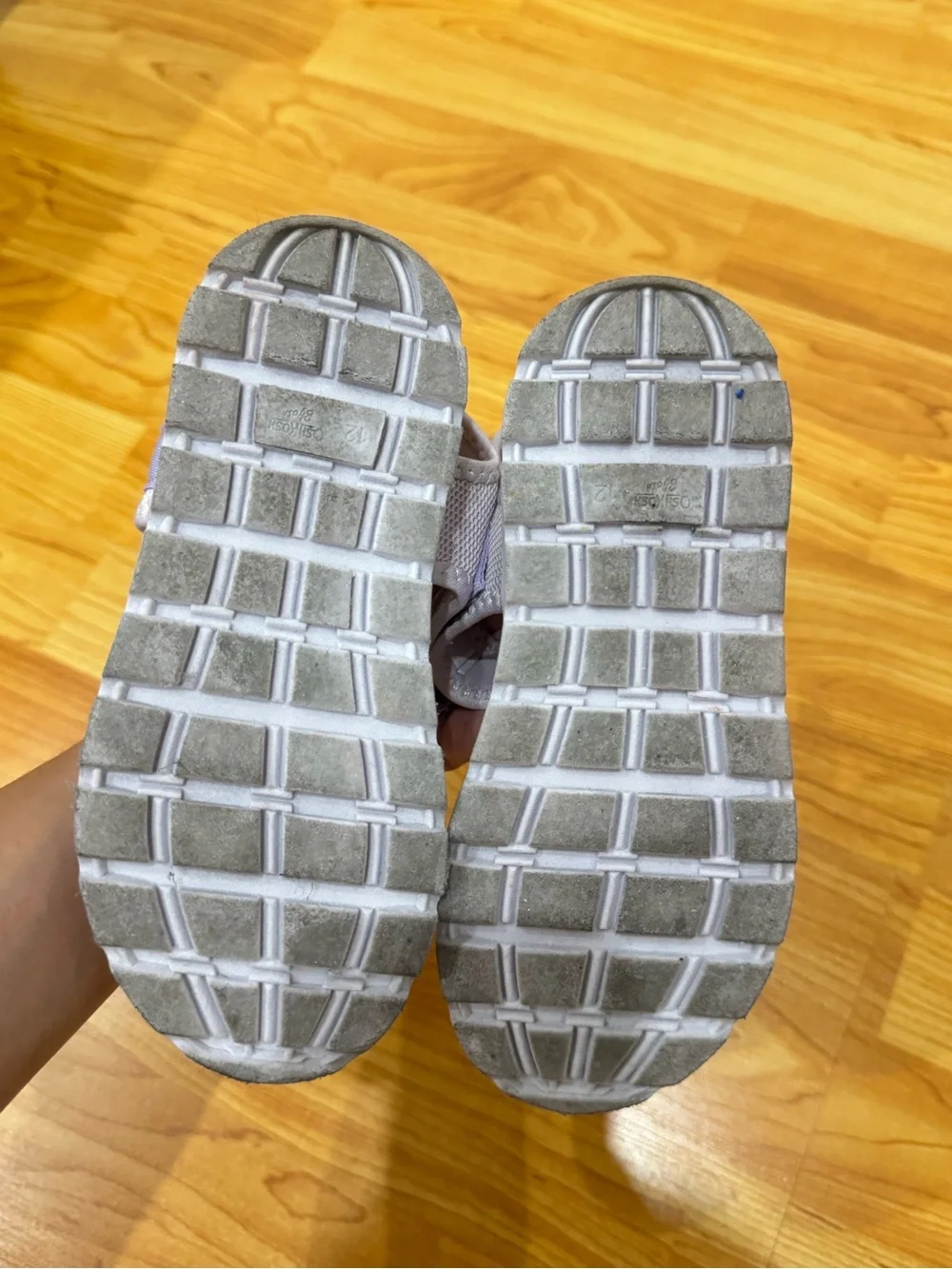 OshKosh B'gosh Lilac and White Kids Adjustable Sandals